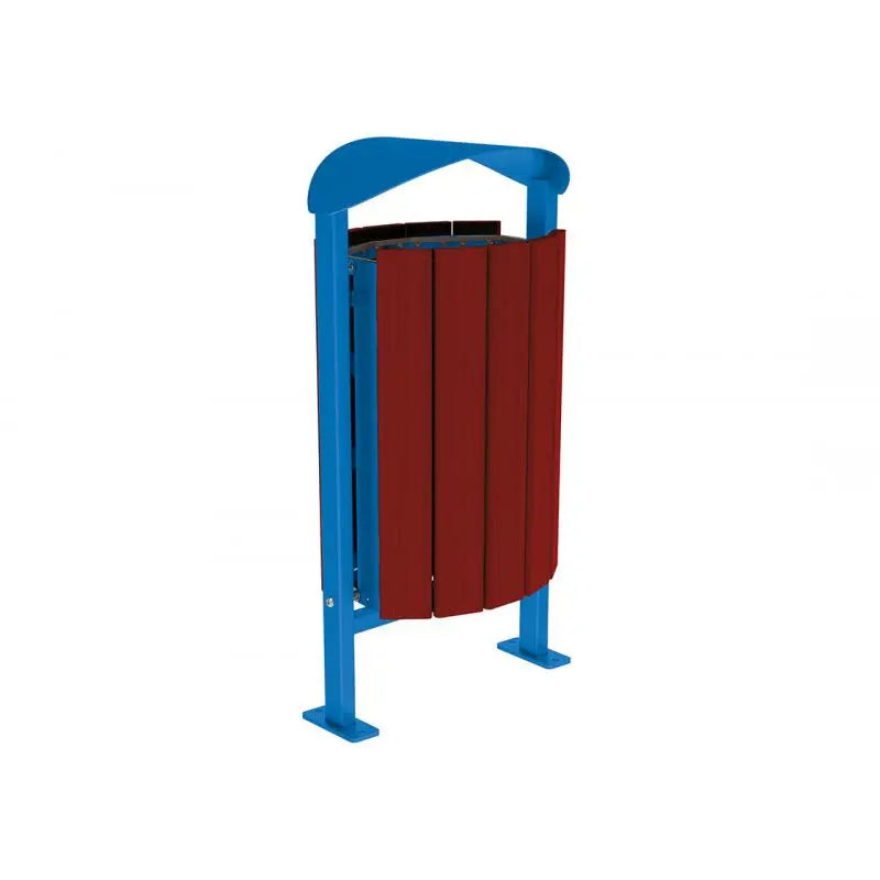 Corbeille Silaos acier et bois 50L