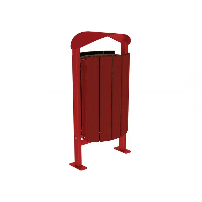 Corbeille Silaos acier et bois 50L