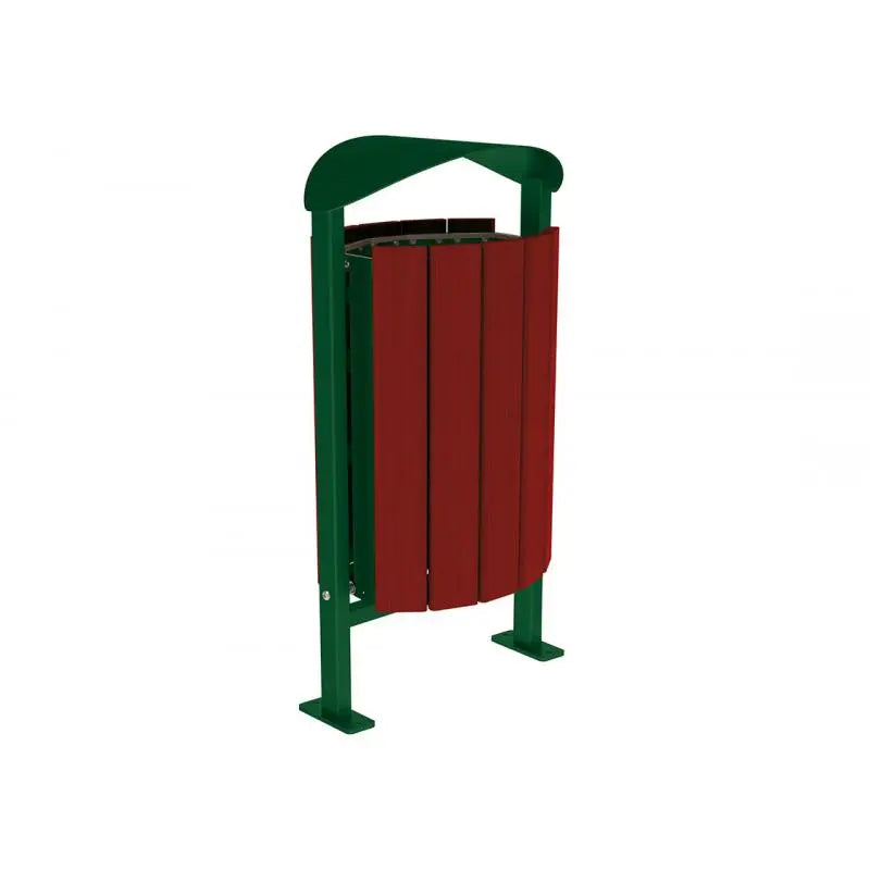 Corbeille Silaos acier et bois 50L