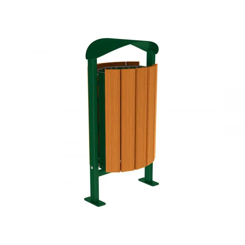 Corbeille Silaos acier et bois 50L
