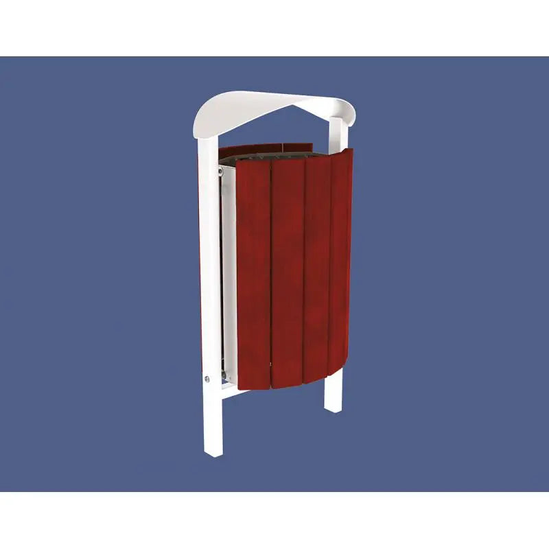 Corbeille Silaos acier et bois 50L