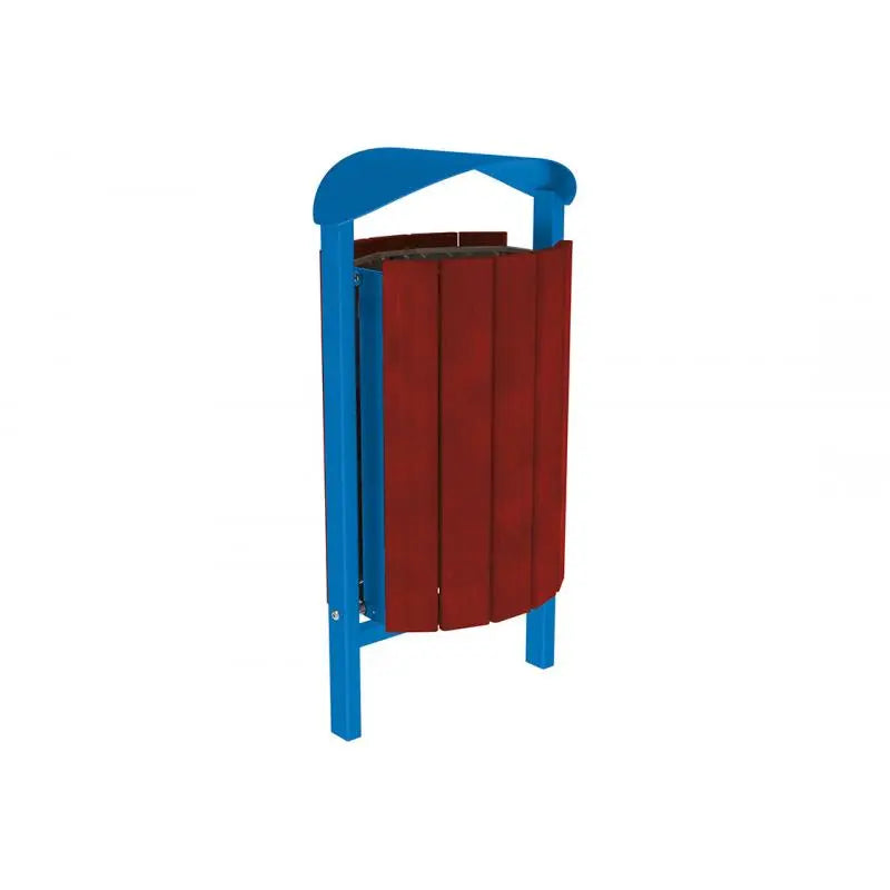Corbeille Silaos acier et bois 50L