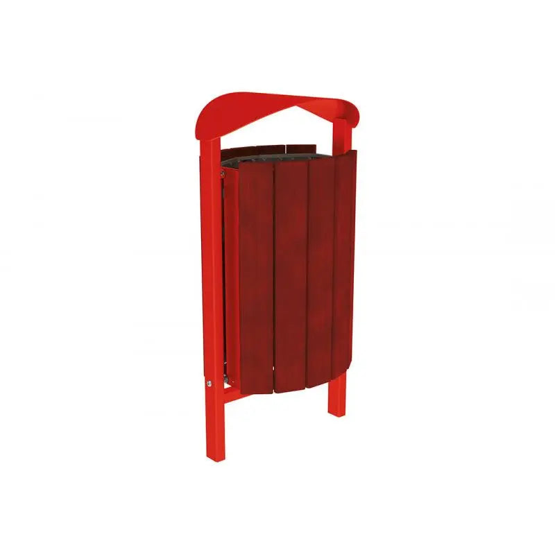 Corbeille Silaos acier et bois 50L