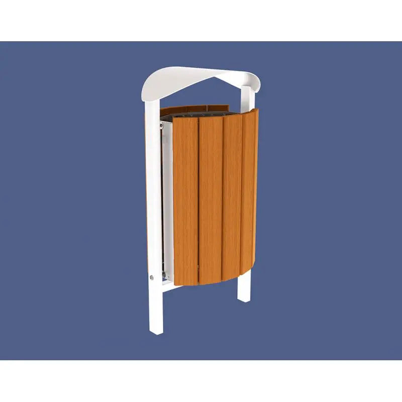 Corbeille Silaos acier et bois 50L