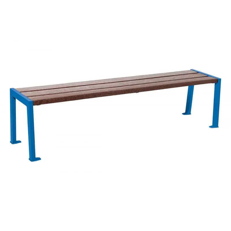 Banquette Silaos acier et plastique recyclé