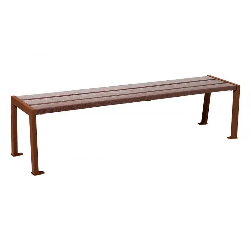 Banquette Silaos acier et plastique recyclé