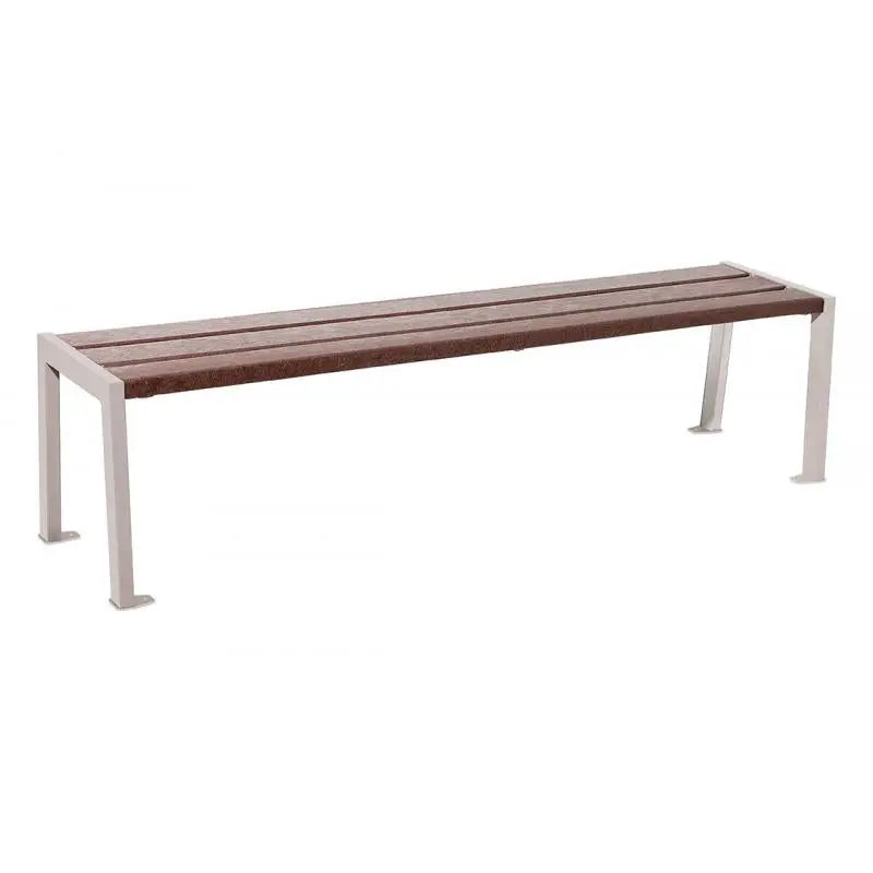 Banquette Silaos acier et plastique recyclé