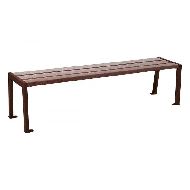 Banquette Silaos acier et plastique recyclé