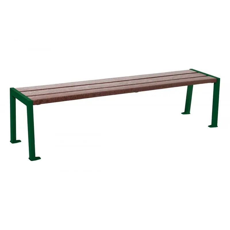 Banquette Silaos acier et plastique recyclé