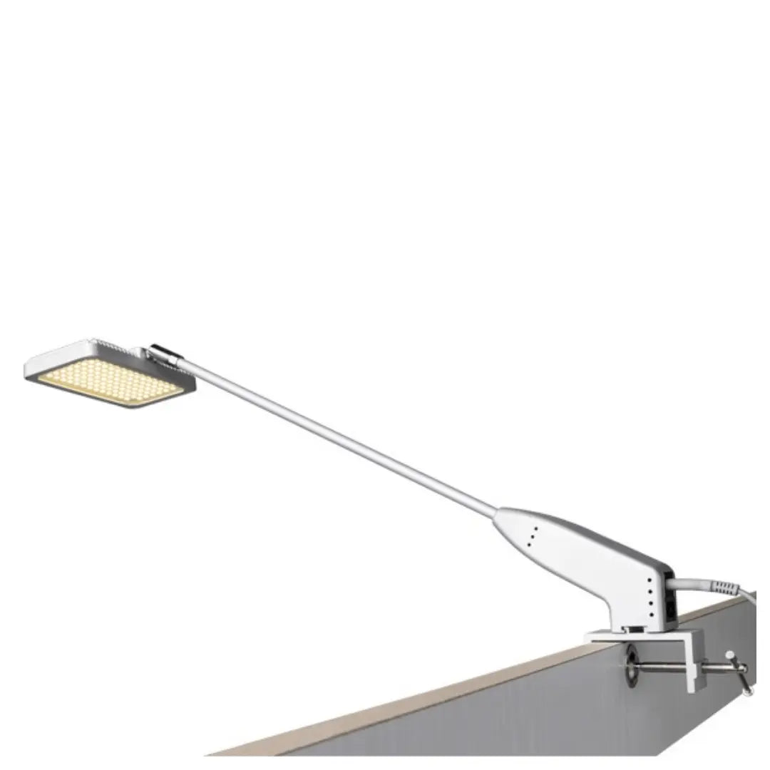 Spot led sur perche gris + fixation etau carrée france collectivités