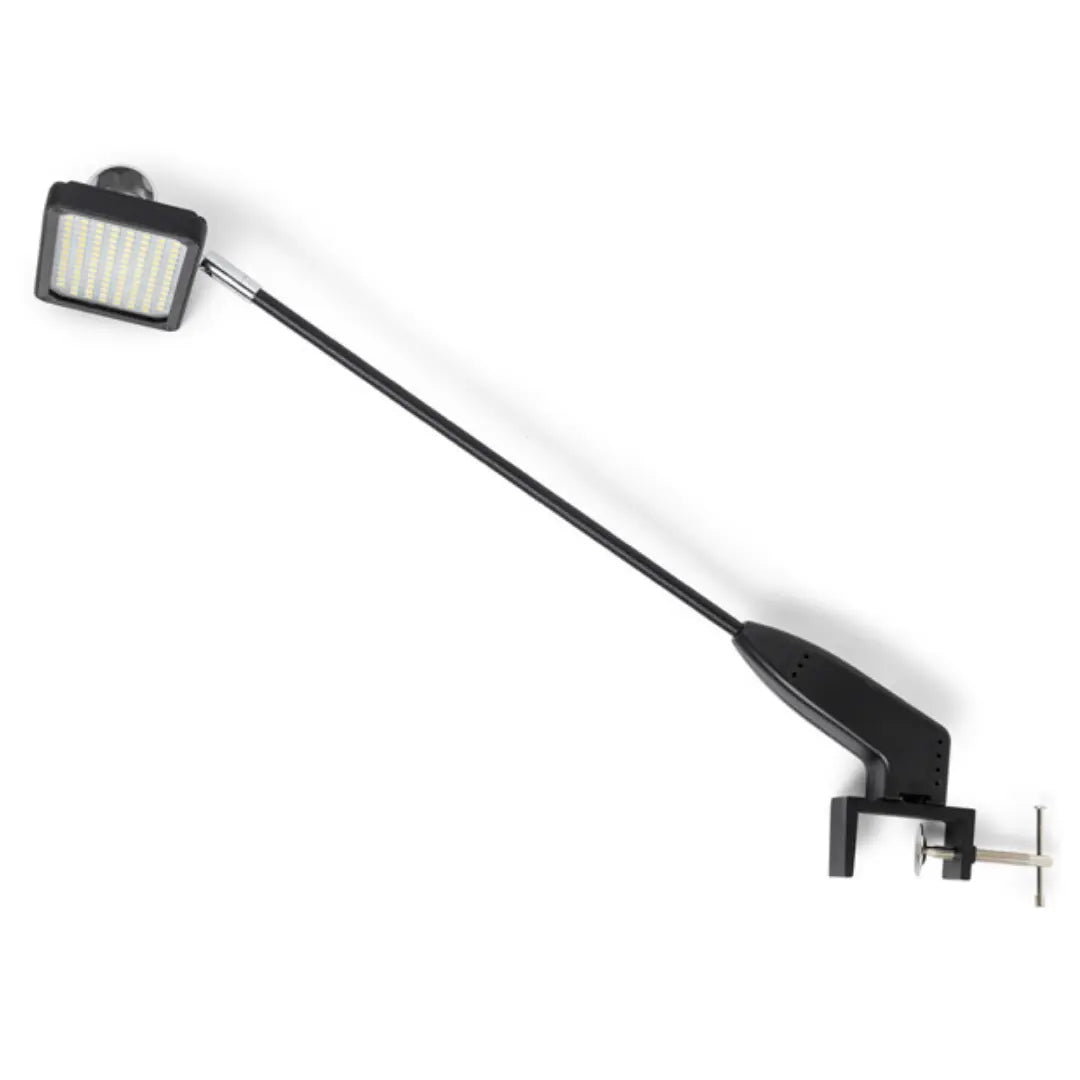 Spot led sur perche noir + fixation etau carrée france collectivités