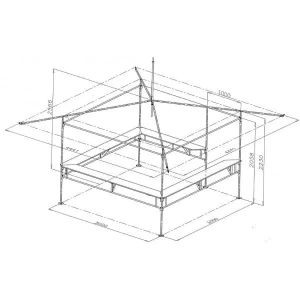 Stand buvette 4.50 x 4.50 m france collectivités