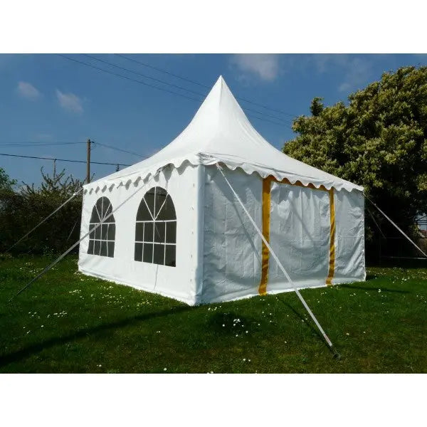 Tente Pagode acier 5 x 5 m - Complète france collectivités