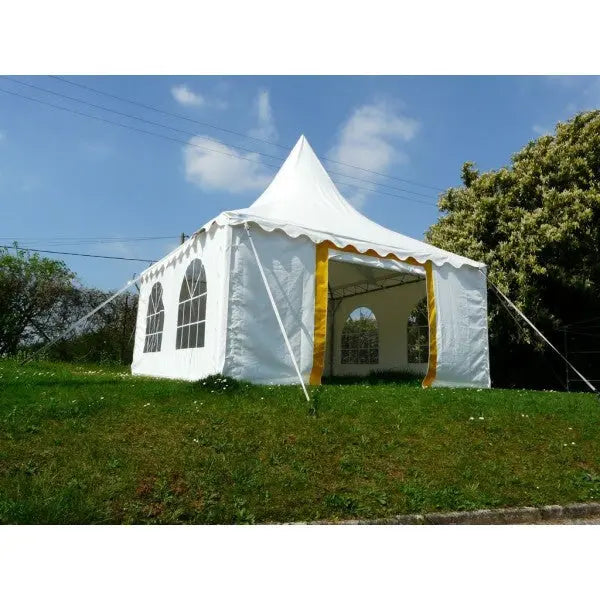 Tente Pagode acier 5 x 5 m - Complète france collectivités