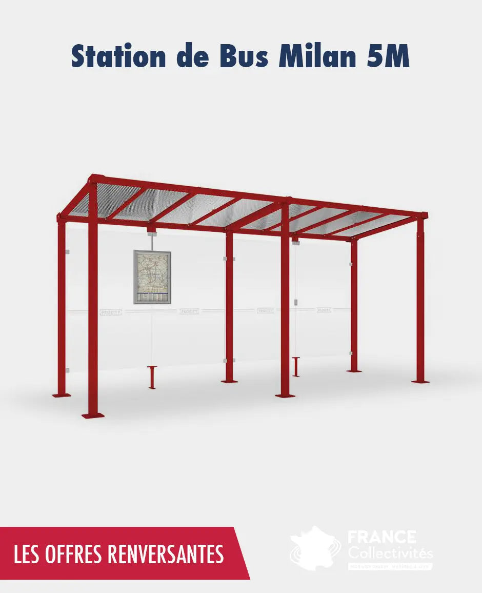 Promo station bus Milan 5 m