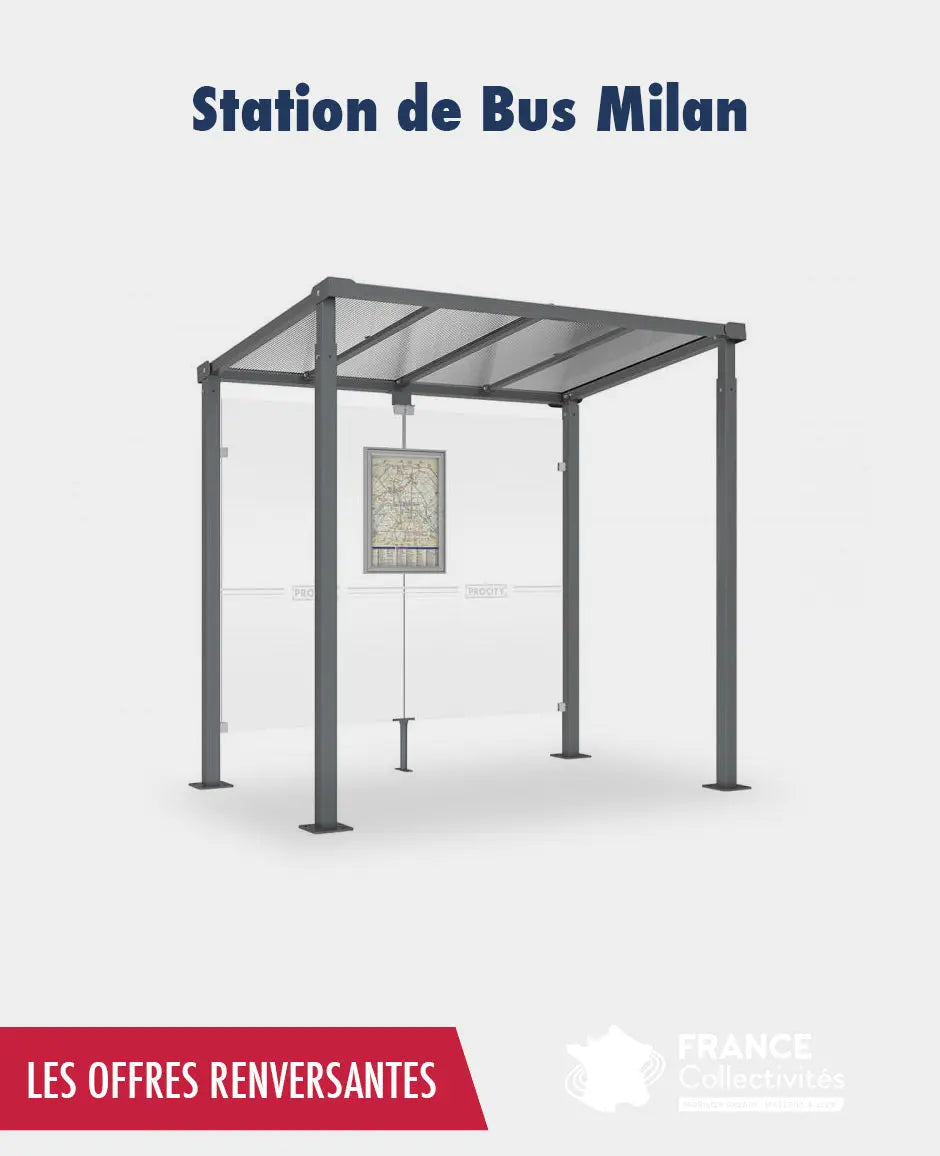Promo station bus Milan 2.50 m