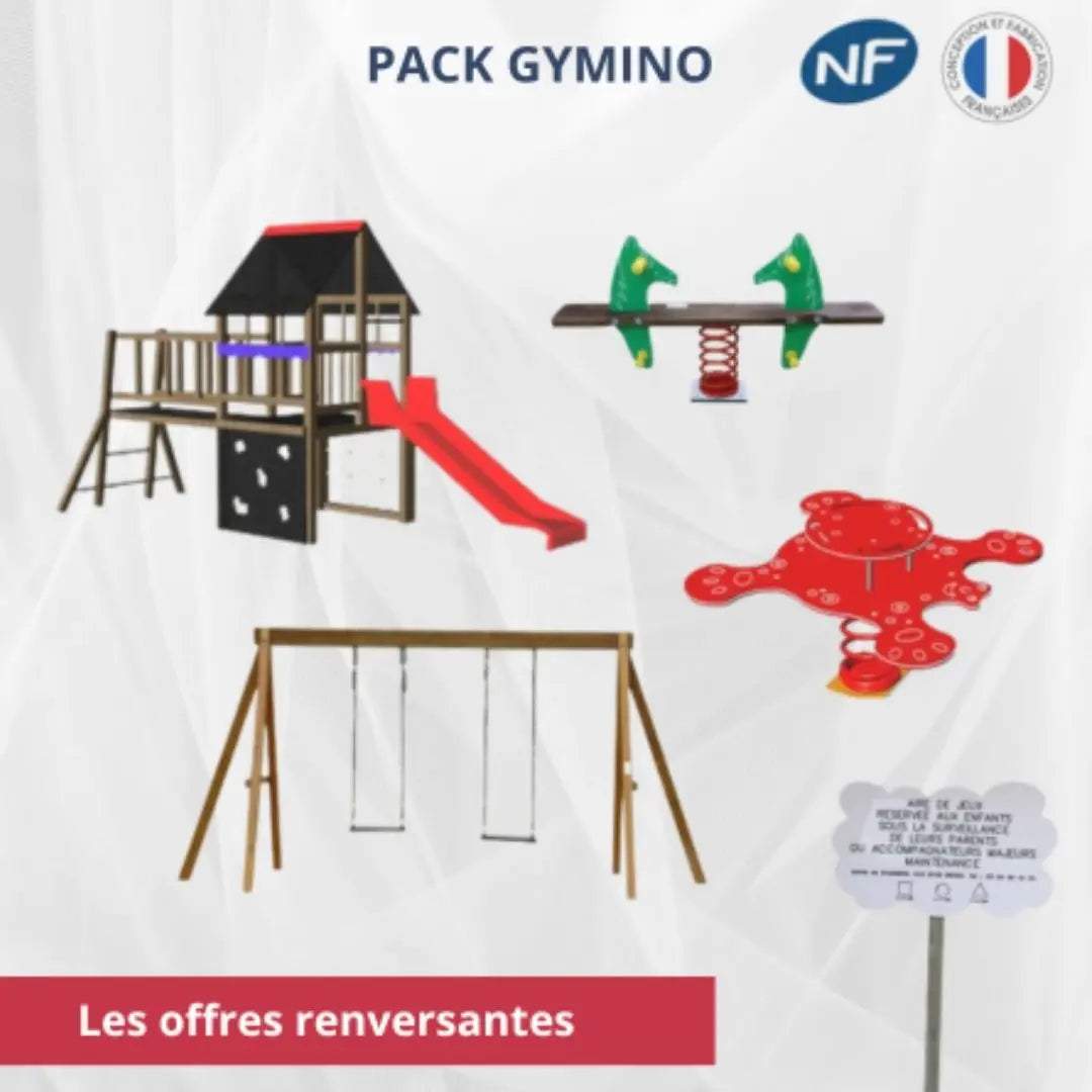 Pack jeux enfants gymino france collectivités
