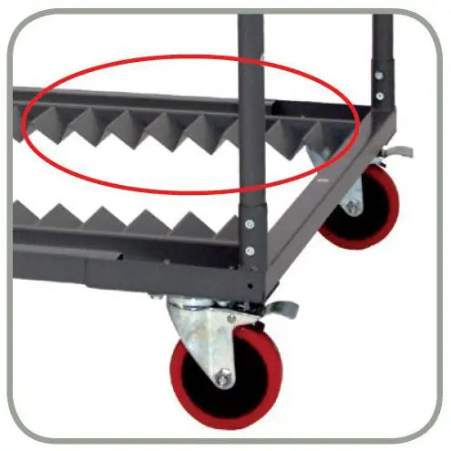 Chariot Cocktailtrolley pour tables cocktail "Classic Collection" - France Collectivités