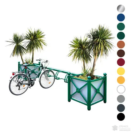 Support cycles pour jardinières Jardivélo - France Collectivités