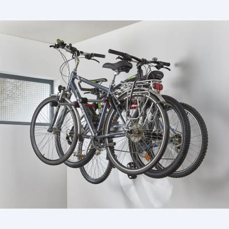 Support mural et rabattable 4 vélos ou multi-usage Mottez - France Collectivités