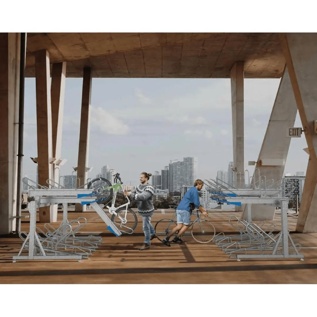 Support vélos à 2 étages Horizon - France Collectivités