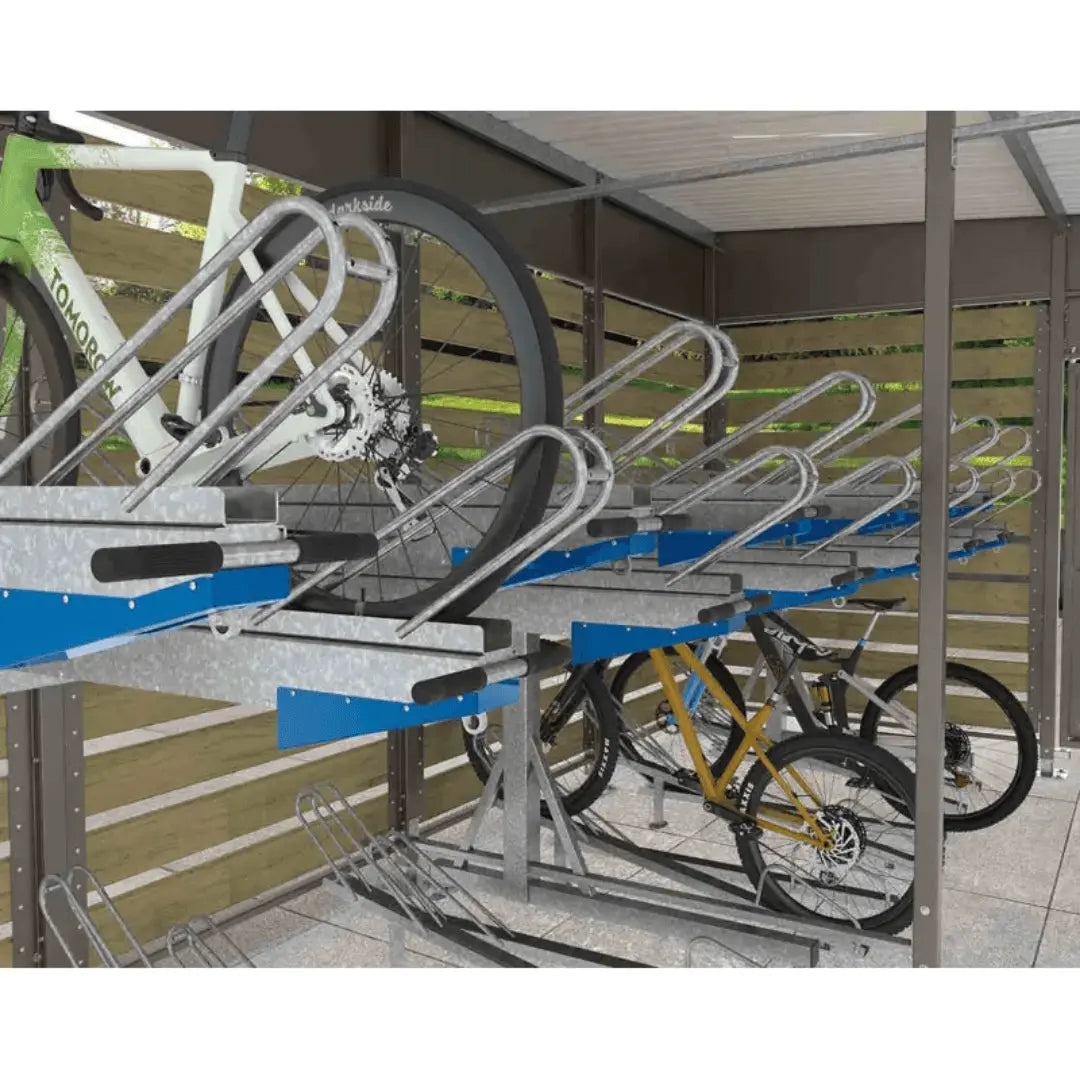 Support vélos à 2 étages Horizon - France Collectivités