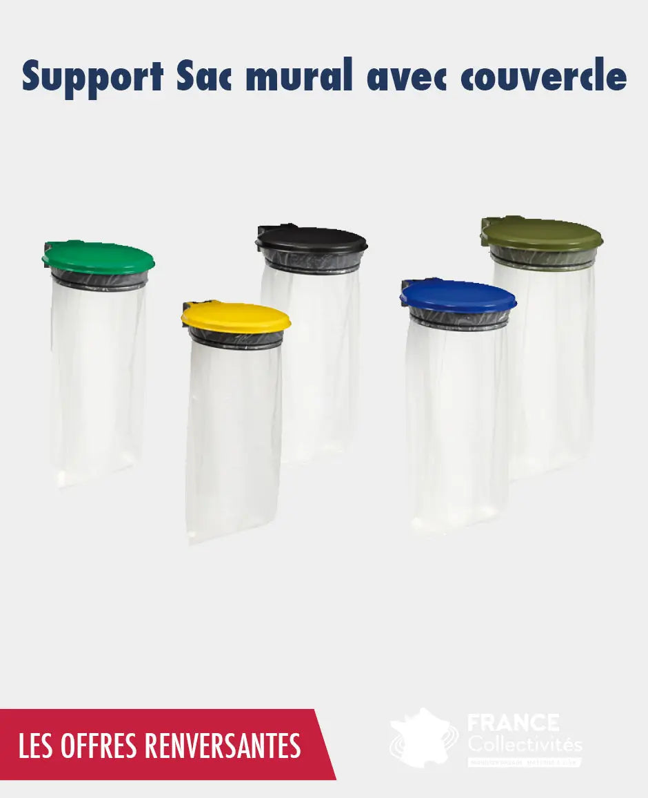 Promo support sac mural avec couvercle Rossignol