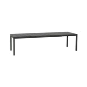 Table à rallonge en aluminium piètement carré Rio france collectivités