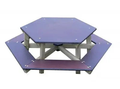 Table de pique nique enfant Hexagonale france collectivités