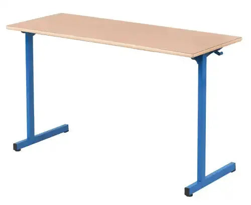 Table d'école biplace BELI vue côté arrière