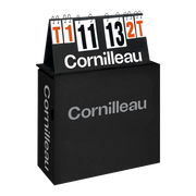 Table d'arbitrage de tennis de table Cornilleau noire