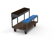 Table de marque mobile pour gymnase, 1,50 m (3 places) ou 2,50 m (5 places)