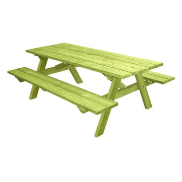 Table de pique-nique bois Munich II en pin traité classe 4