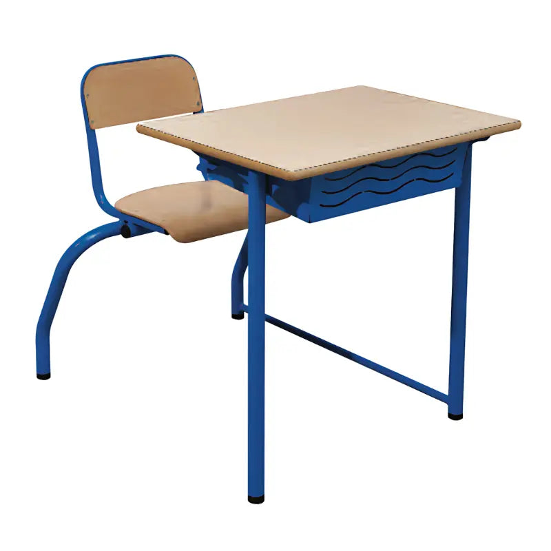 Table d'écolier avec chaise intégrée Varius france collectivités