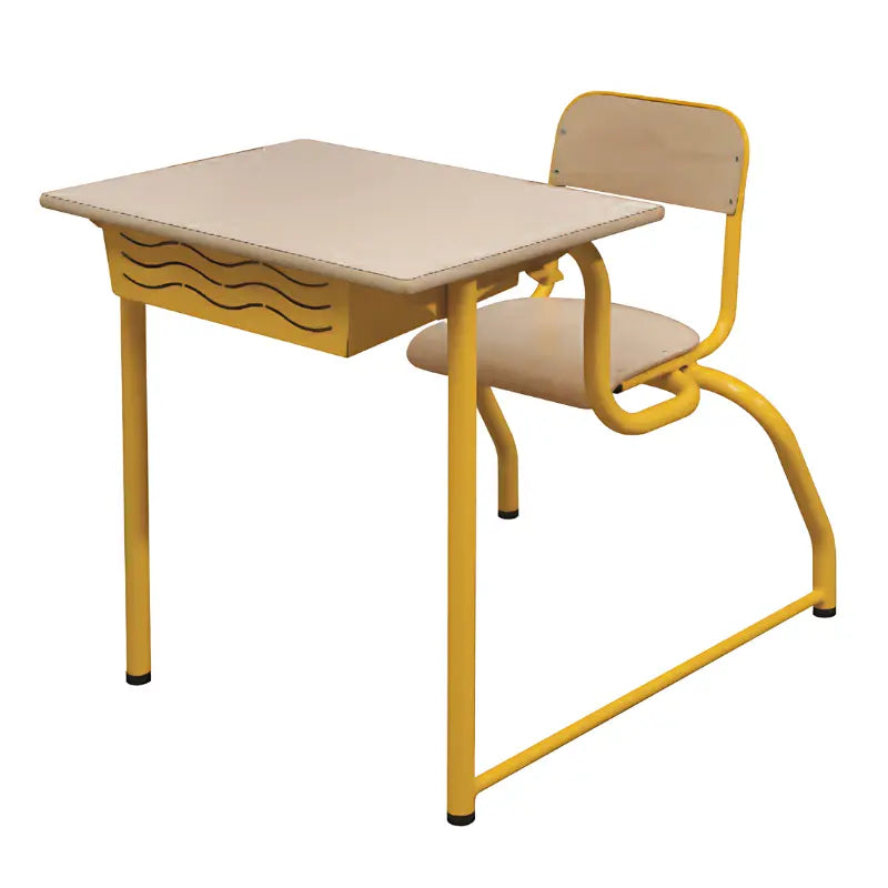 Table d'écolier avec chaise intégrée Varius france collectivités