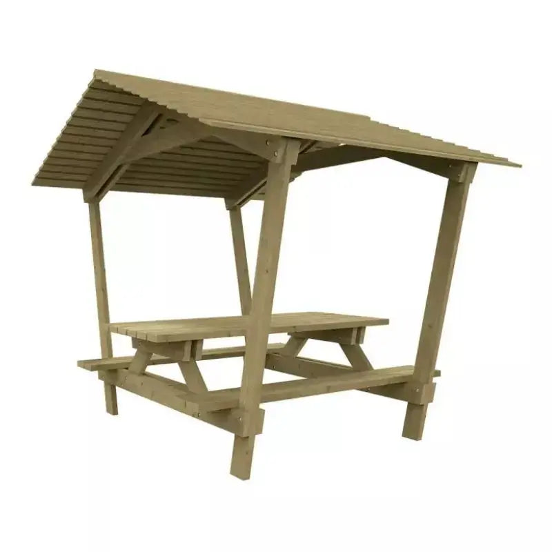 Table pique-nique Castor avec toit