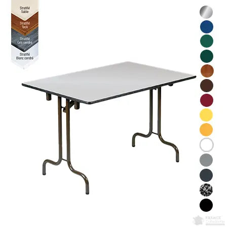 Table pliante 120 x 80 cm Dumas stratifié - France Collectivités