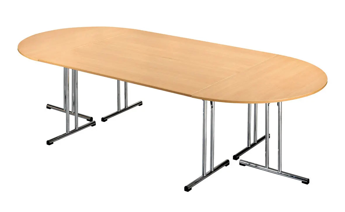 Table pliante mélaminée pieds chromés - France Collectivités