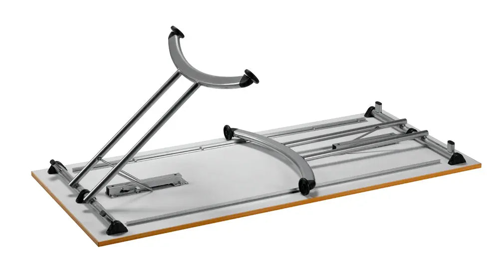 Table pliante mélaminée pieds courbés - France Collectivités