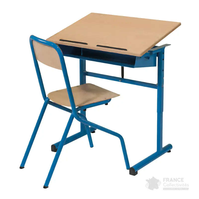 Table à plateau inclinable et piètement réglable EZY france collectivités