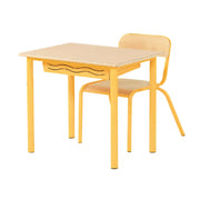 Table d'école élémentaire 1 ou 2 places Bermudes france collectivités