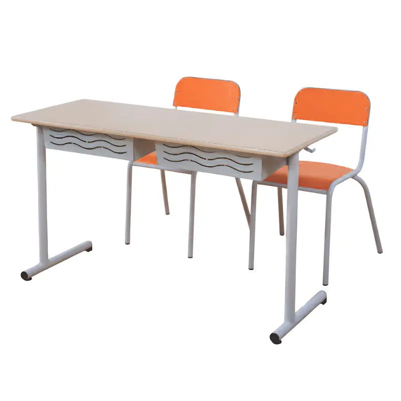 Table scolaire élémentaire 1 ou 2 places Azur france collectivités