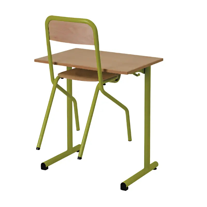 Table scolaire élémentaire avec appui sous table Azur france collectivités