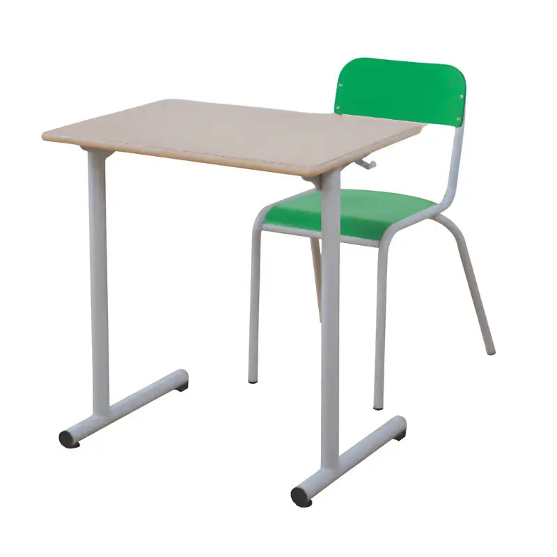 Table scolaire élémentaire 1 ou 2 places Azur france collectivités