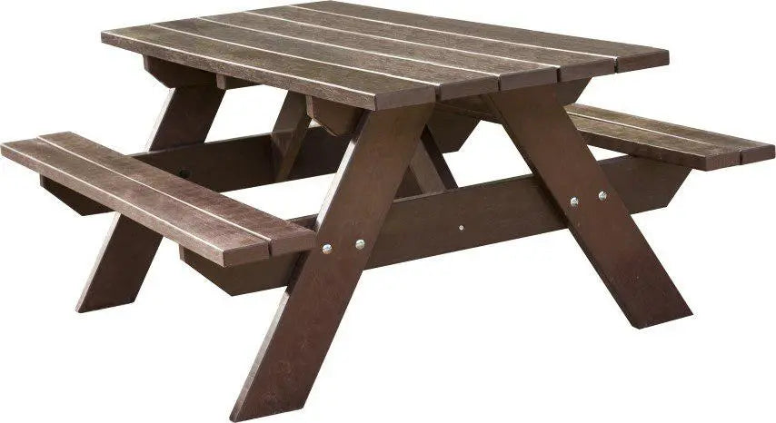 Table pique nique plastique recyclé rectangle