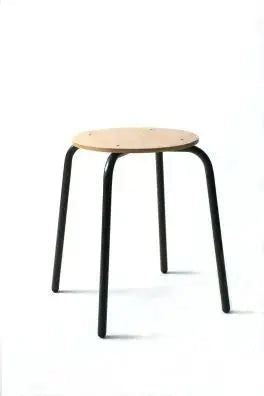 Tabouret visiteur en bois Caray