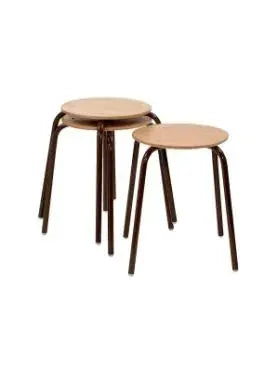 Tabouret visiteur en bois Caray