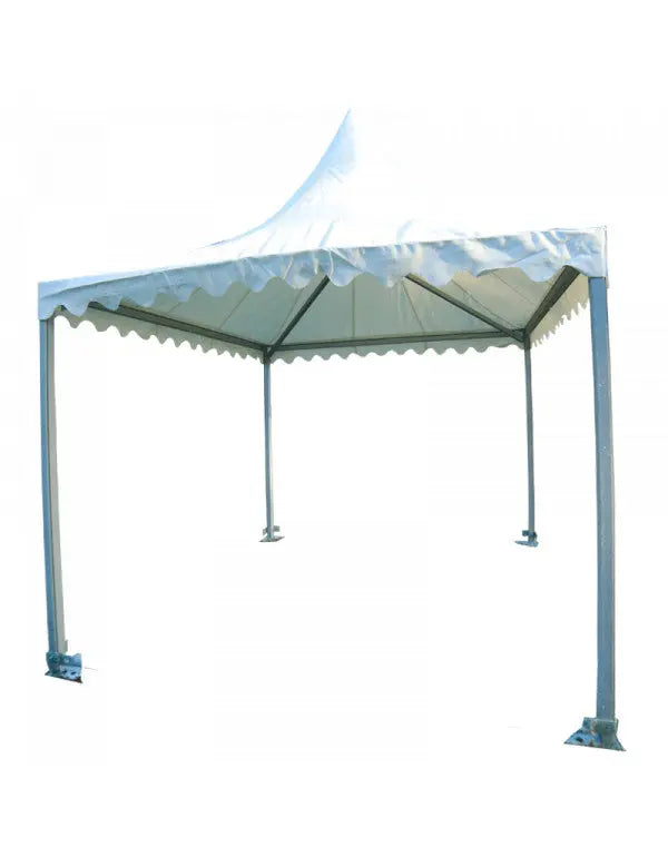 Tente Pagode alu garden 3 x 3 m toit + armature france collectivités