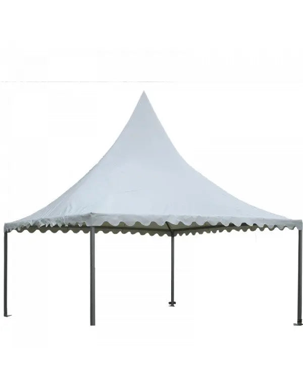 Tente Pagode alu garden 4 x 4 m toit + armature france collectivités
