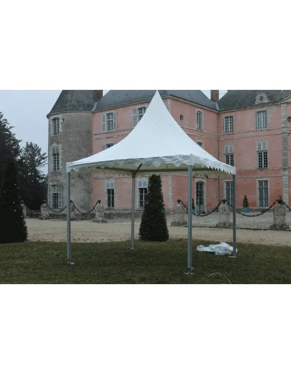 Tente Pagode alu garden 4 x 4 m toit + armature france collectivités